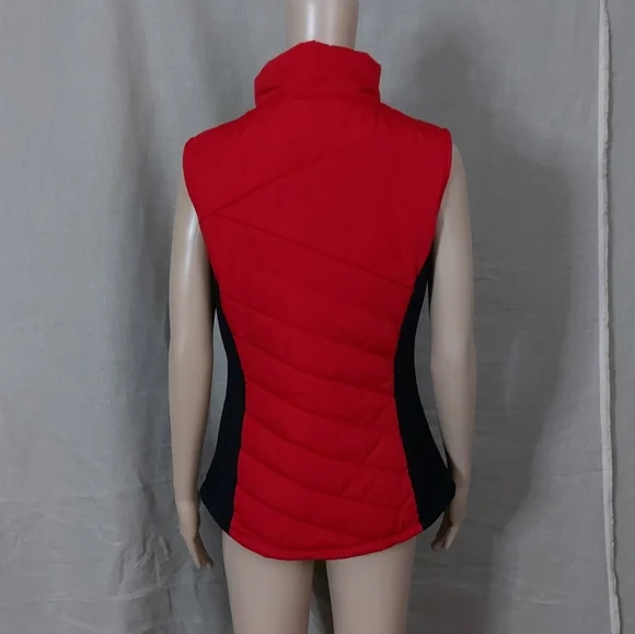 Calvin klein puffers Jackets size Large Sleeveless color Black and Red - Picture 4 of 16